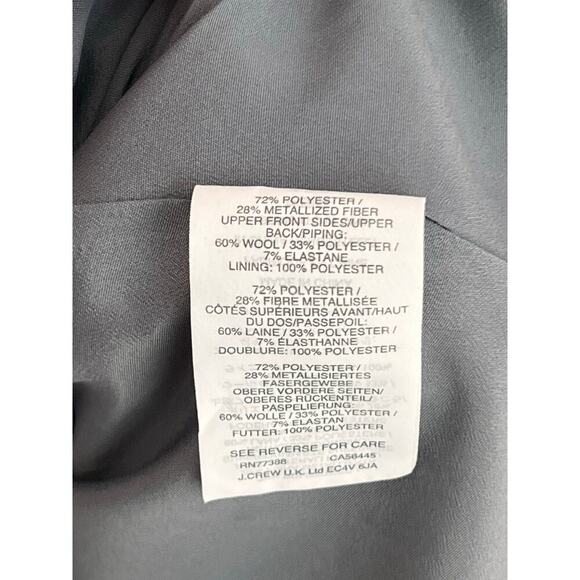 J. Crew Mixed Metallic Tweed Fit & Flare Mini Dress Pink/Gray Women's Size 0 - Picture 8 of 9